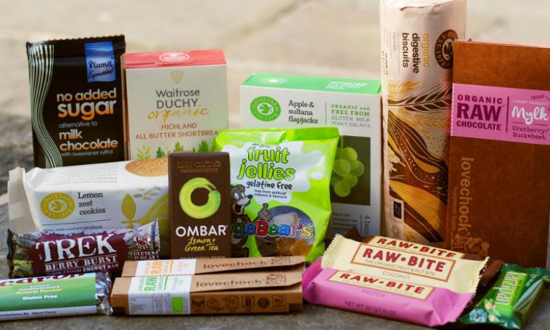 A range of sweets, chocolate & confectionery