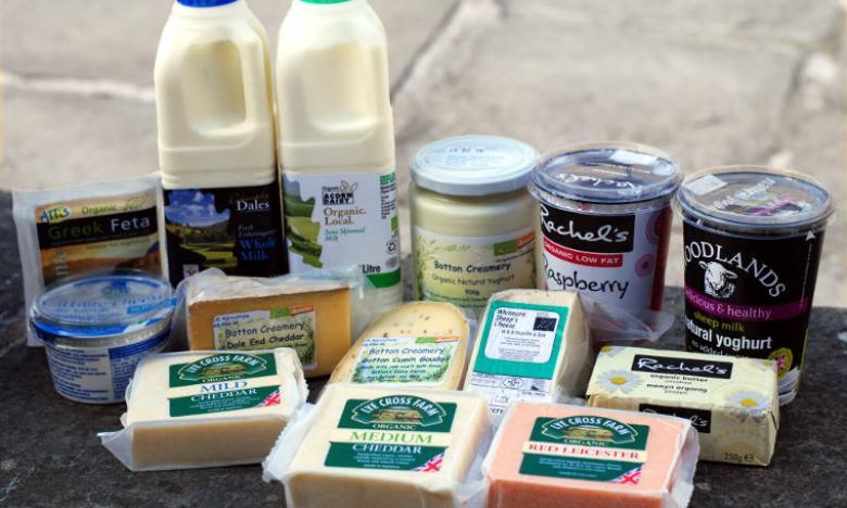 Dairy: cheeses, yoghurt, butter, milk & eggs