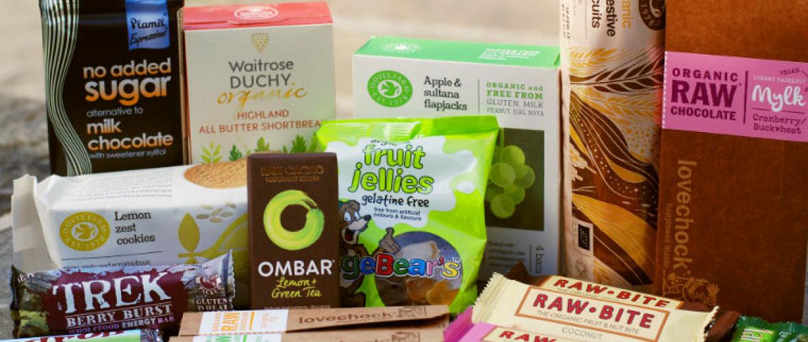 A range of sweets, chocolate & confectionery